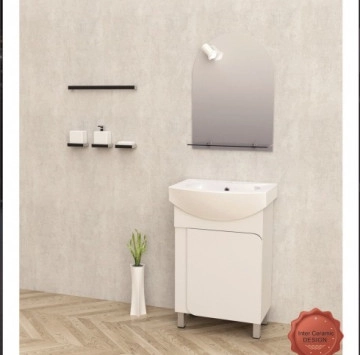 Комплект мебели за баня Интер N35New/Set бял